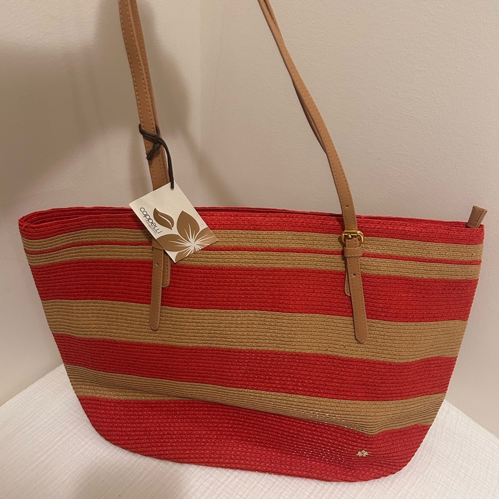 NWT!  Cappelli straw bag